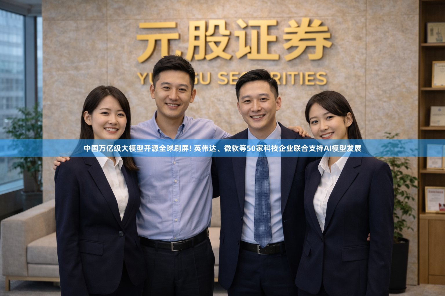 中国万亿级大模型开源全球刷屏! 英伟达、微软等50家科技企业联合支持AI模型发展
